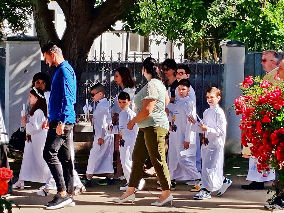 Prima Sfântă Împărtășanie în parohia noastră (Galați, 2024)