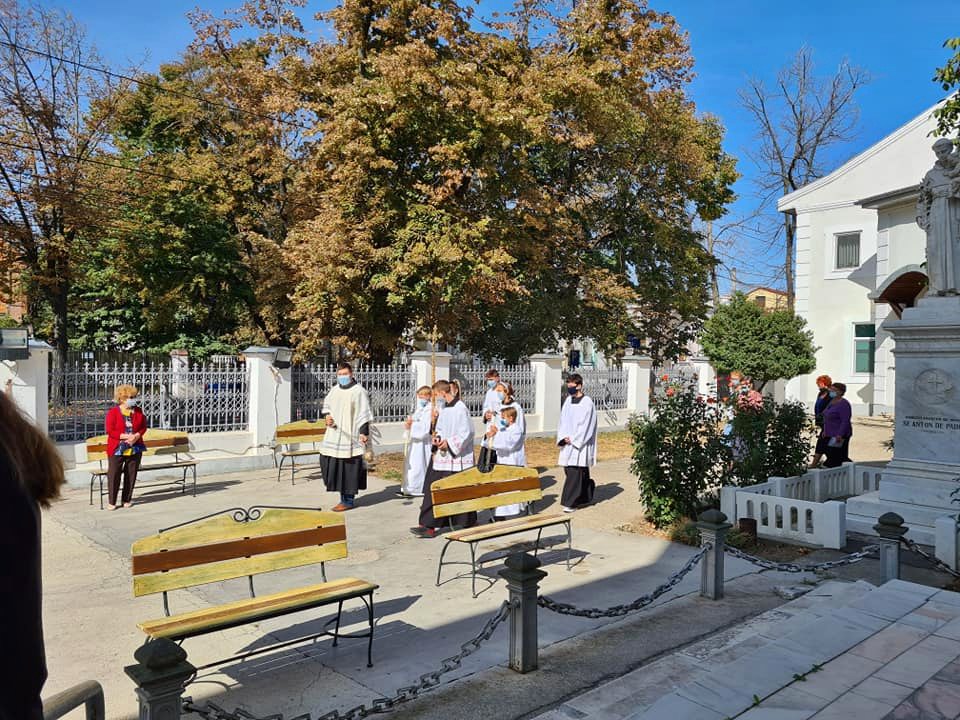 celebrarea depunerii voturilor perpetue de viață franciscană terțiară - Galați (2020)
