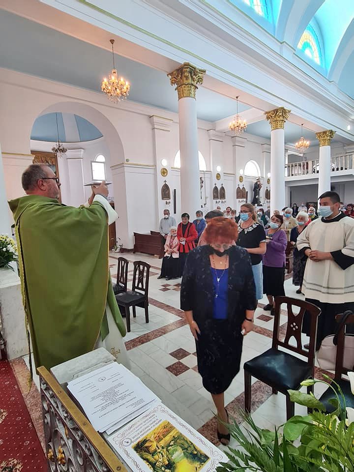 celebrarea depunerii voturilor perpetue de viață franciscană terțiară - Galați (2020)