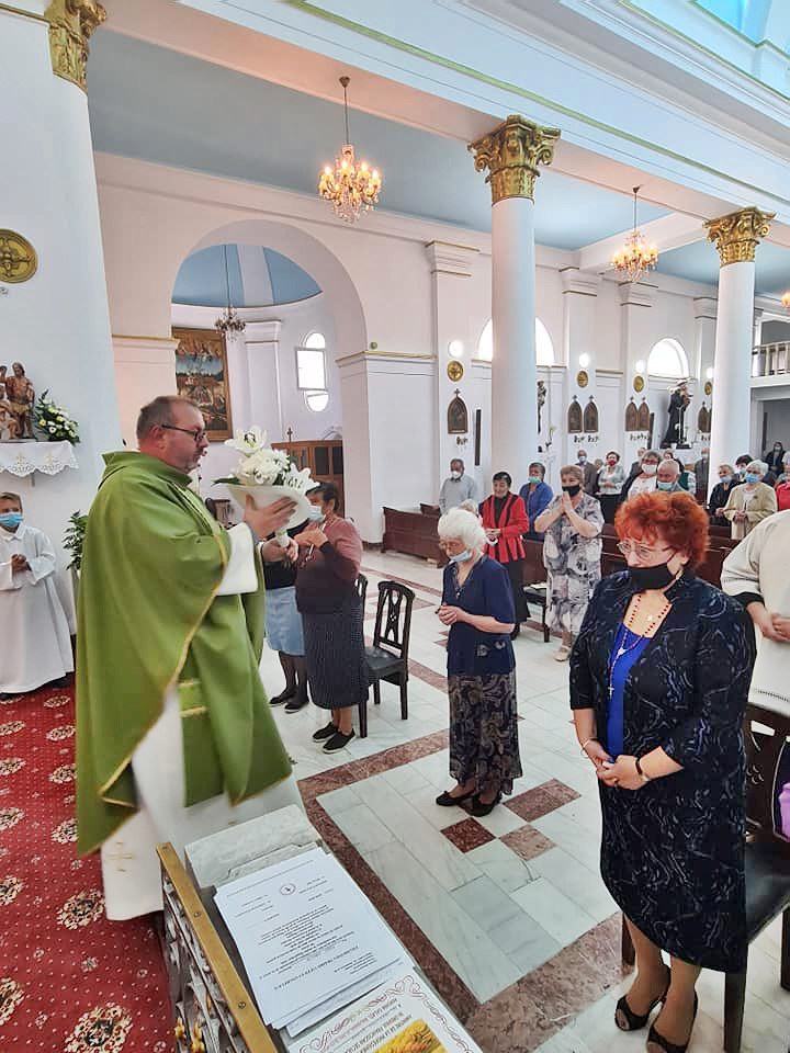 celebrarea depunerii voturilor perpetue de viață franciscană terțiară - Galați (2020)