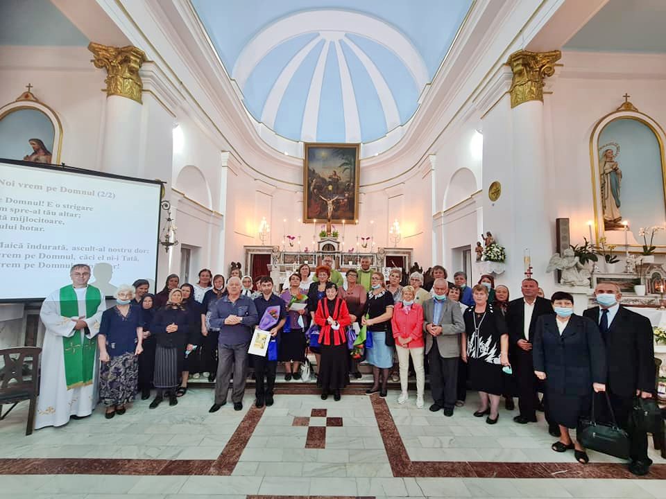 celebrarea depunerii voturilor perpetue de viață franciscană terțiară - Galați (2020)