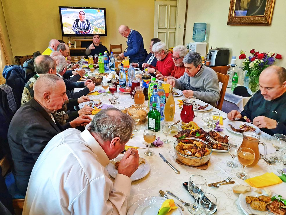 întâlnirea fraternă a Consiliului Parohial - biserica catolică din Galați (2022)