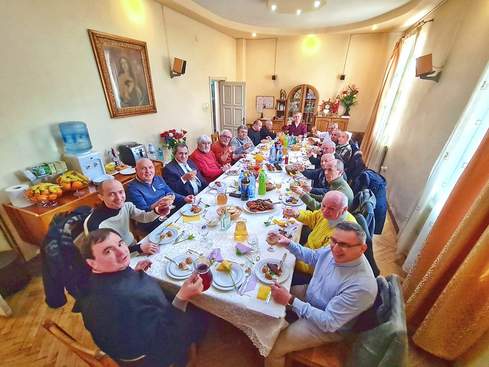 întâlnirea fraternă a Consiliului Parohial - biserica catolică din Galați (2022)