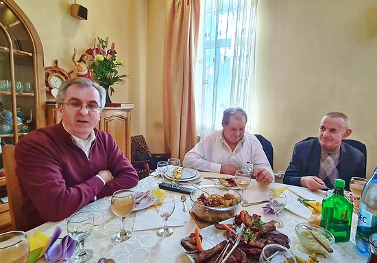 pr. Cristian Dumea și consilierii Câtea Grațian și Burcă Petre