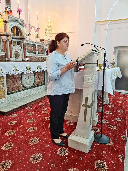 pelerinaj franciscan, venirea în Galați a grupului AMD din Luizi-Călugăra (2022)