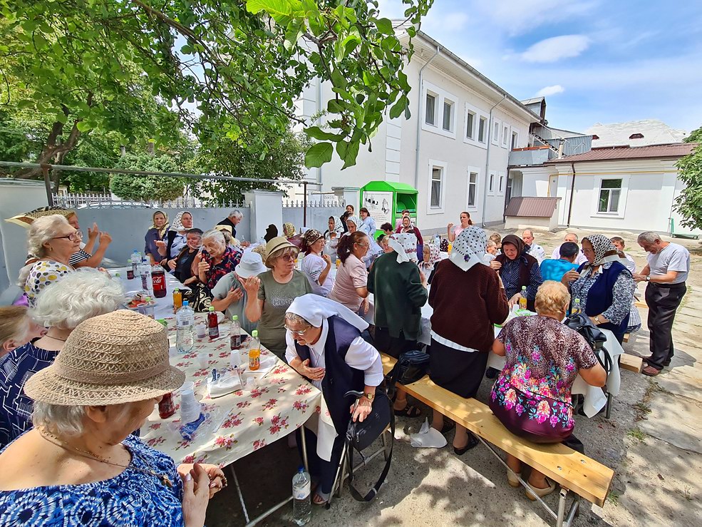 pelerinaj franciscan, venirea în Galați a grupului AMD din Luizi-Călugăra (2022)