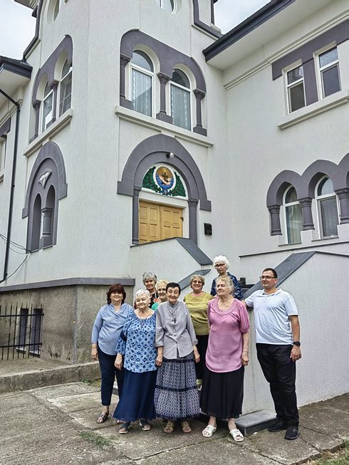 la Noviciatul franciscan din Prăjești (2022)