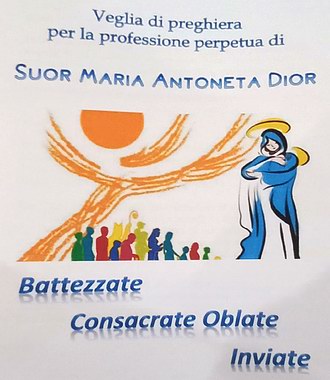 veghea de rugăciune dinaintea profesiunii perpetue a sr. Maria Antoneta Dior (2022)