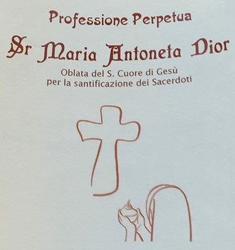 profesiunea perpetuă a sr. Maria Antoneta Dior (2022)