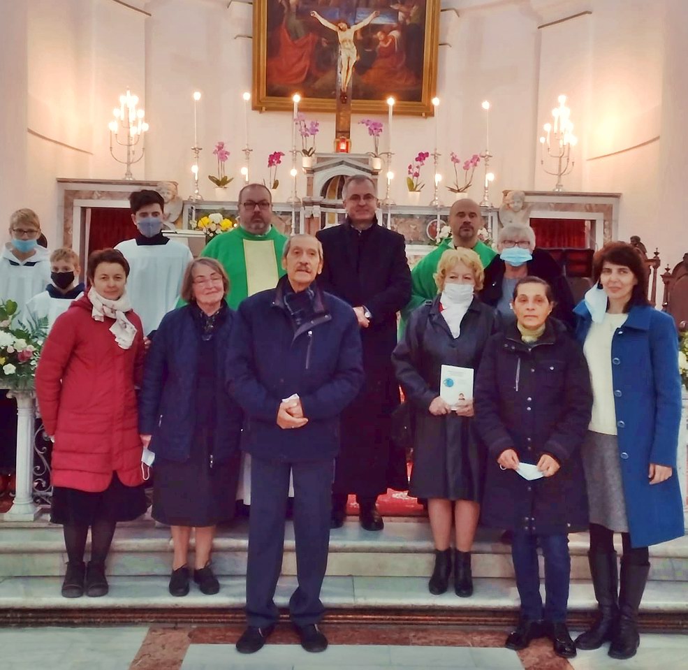 la finalul Sf. Liturghii de reînnoire a angajamentelor (31.10.2021)