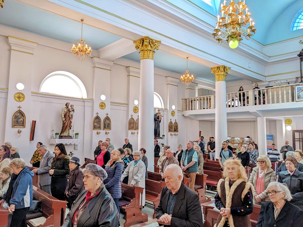 adeziuni la O.F.S. în Duminica Milostivirii Divine (Galați, 2024)