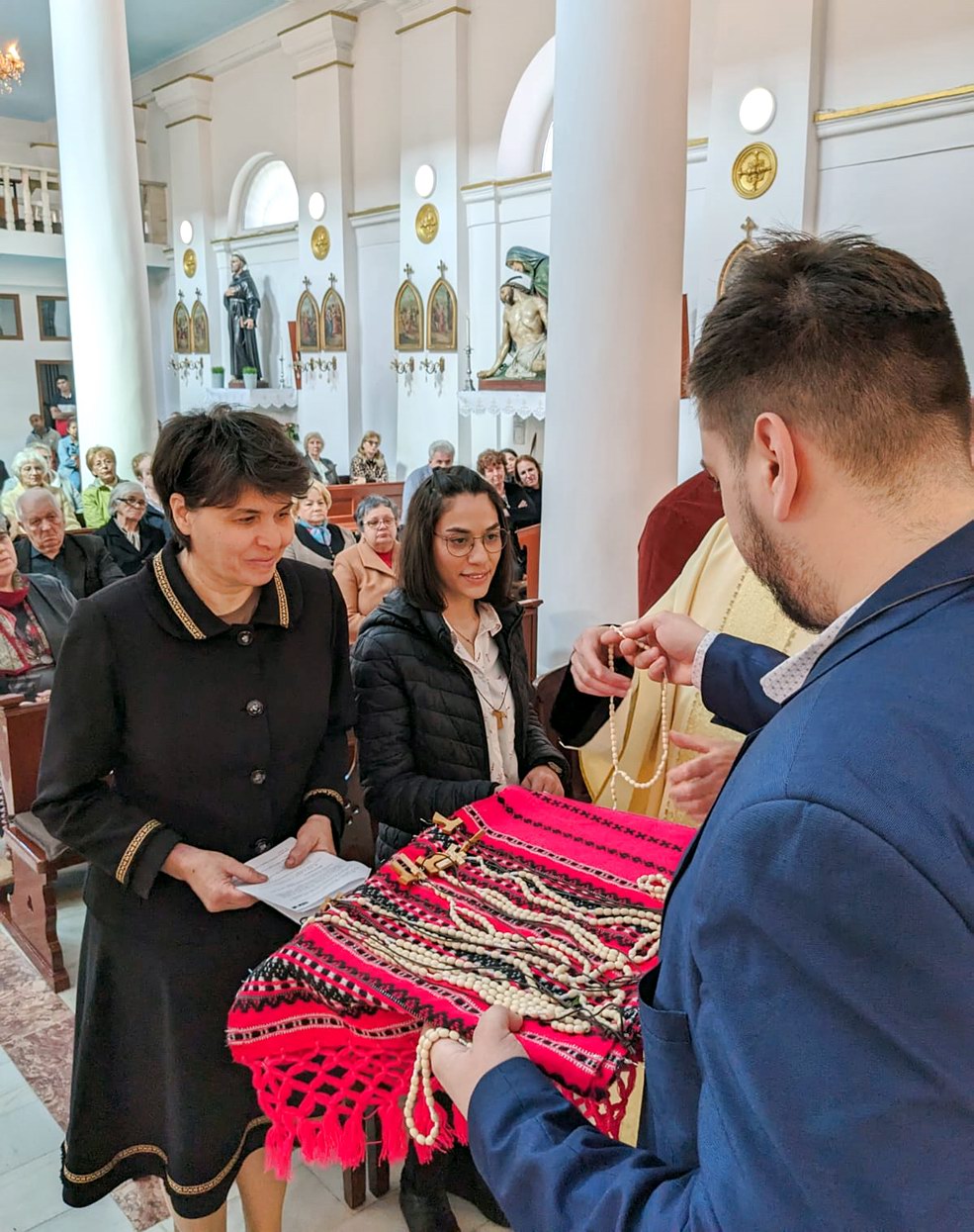 adeziuni la O.F.S. în Duminica Milostivirii Divine (Galați, 2024)
