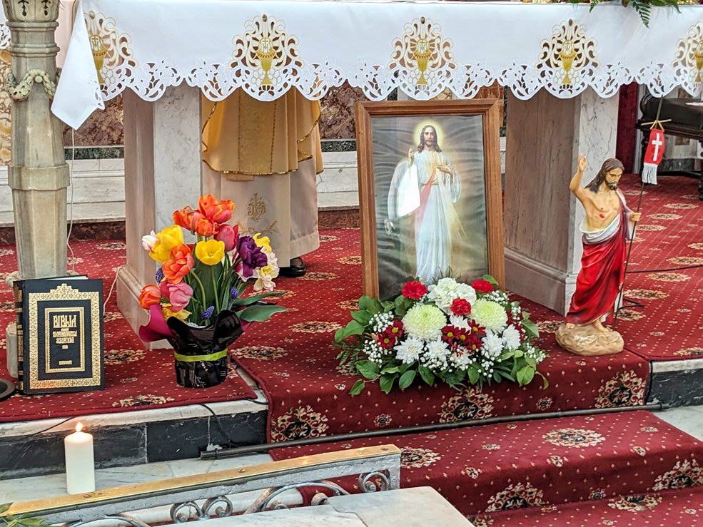 adeziuni la O.F.S. în Duminica Milostivirii Divine (Galați, 2024)