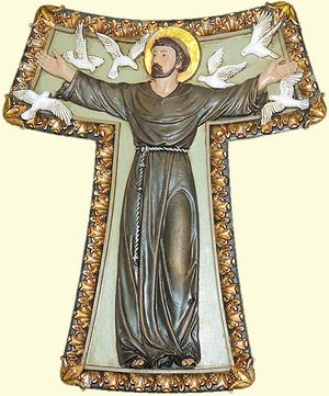 crucea terțiarilor franciscani