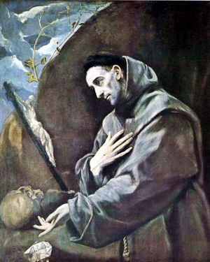 El Greco - Sf. Francisc în rugăciune
