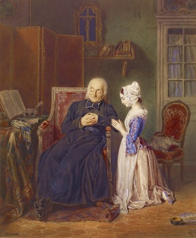 Jean Alphonse Roehn - Interior Scene (Privind în interior)